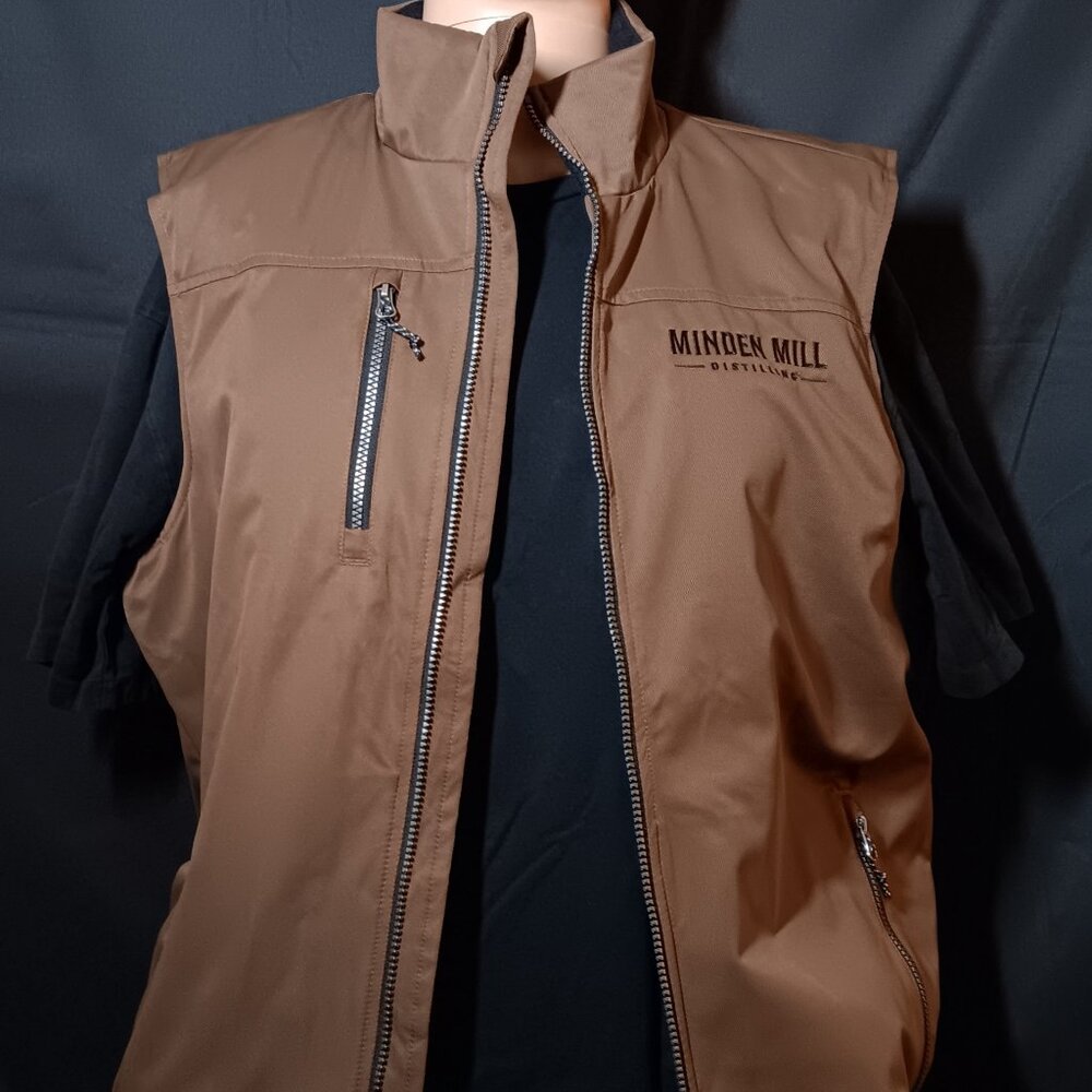 TRIMARK MENS M-HARDY ECO VEST - LARGE - BARK